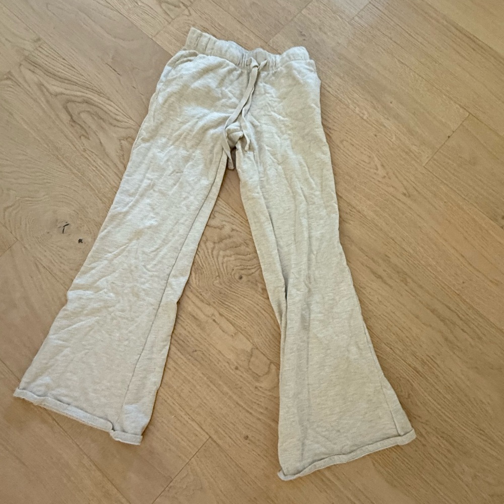 Trendy Boutique Cream Flared Pants